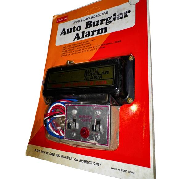 Vintage Safer-EMCO Auto Burglar Alarm NOS | 1970s Car Accessory - Picture 5 of 10